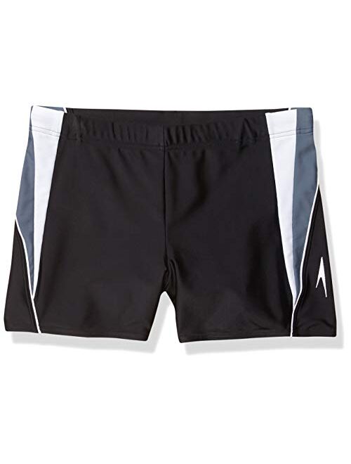 Speedo Men's Swimsuit Square Leg Splice Swim Shorts