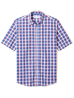 Men's Regular-fit Short-Sleeve Poplin Shirt