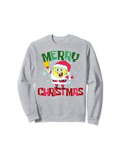 Spongebob Squarepants Santa Outfit Merry Christmas Sweatshirt