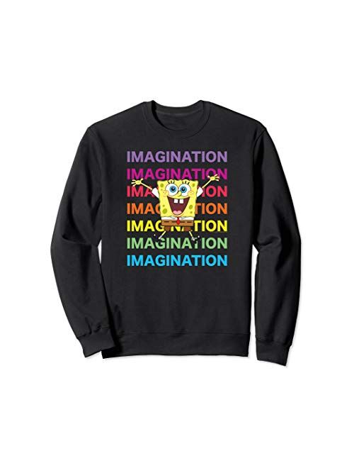 Spongebob Squarepants Rainbow Imagination Sweatshirt