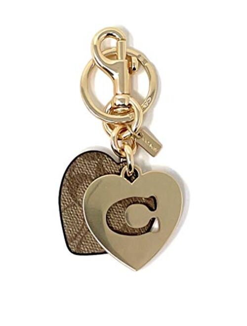 Coach Signature Hearts Keyring keychain - #91478