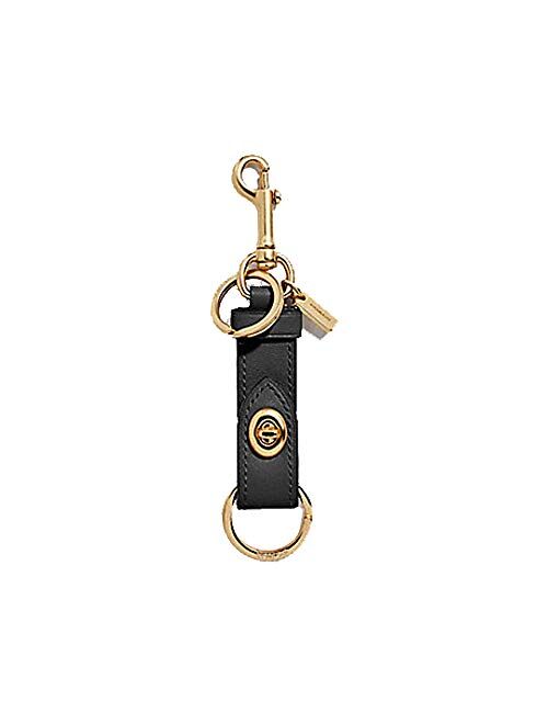 Coach Valet Trigger Snap Bag Charm Key Ring - #F39865