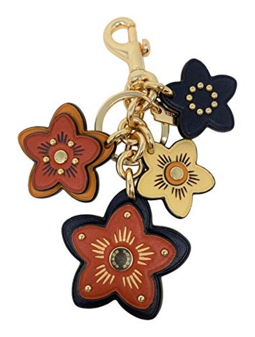 Coach Wildflower Mix Bag Charm Style No 5136 Bright Ginger Multi