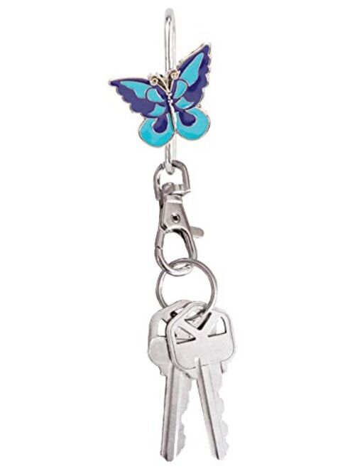 Finders Key Purse Key Finder Cool Butterfly, Blue,Purple