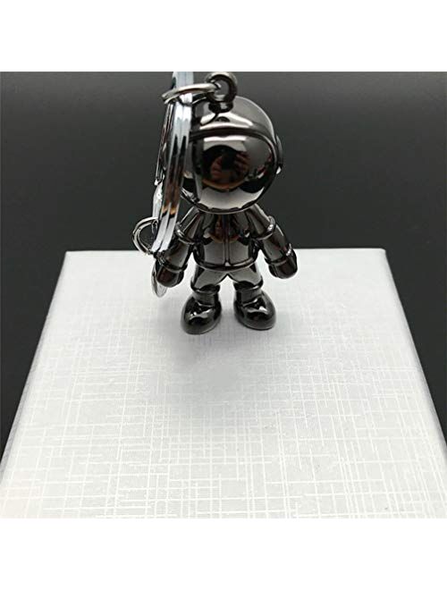 Vosarea Astronaut Keychain Pendant Creative Space Robot Key Chain Keyring Alloy Astronaut Car Key Holder Gifts