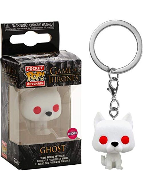 Funko Pocket POP! Keychain Game of Thrones - Ghost [Flocked] Exclusive