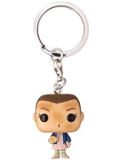 Pop Keychain Stranger Things Eleven with Eggo (No Wig) Action Figure