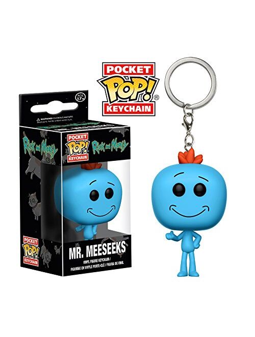 Funko Pop Keychain Rick and Morty Meeseeks Action Figure