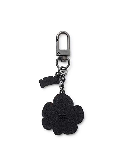 BT21 Flower Collection Character Metal Snap Keychain Key Ring Bag Charm with Clip