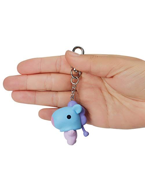 BT21 Baby Series Character Cute Mini Figure Keychain Key Ring Bag Charm with Clip