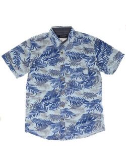 New Men's Hawaiian Shirt Bristol Club Short Sleeve Button Down NWT Size Medium