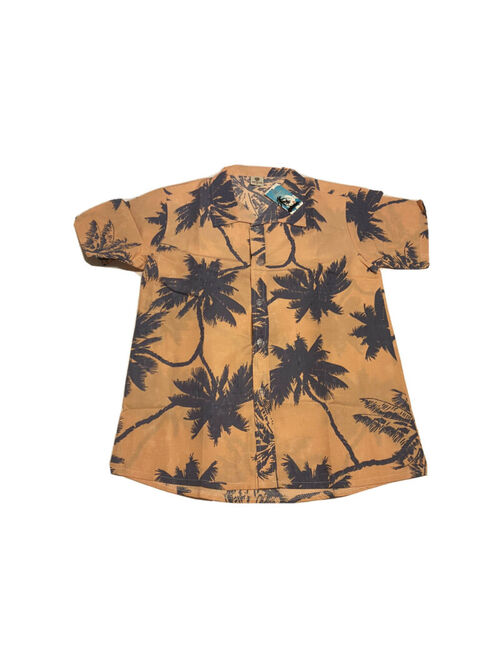 NEW Mens XL Tailor Pal Love Aloha Hawaiian Shirt Short Sleeve Palm Leaf Trees