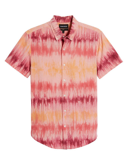 NEW Bonobos Button Shirt Tie Dye Hawaiian Style Beach Party Cotton Mens Large