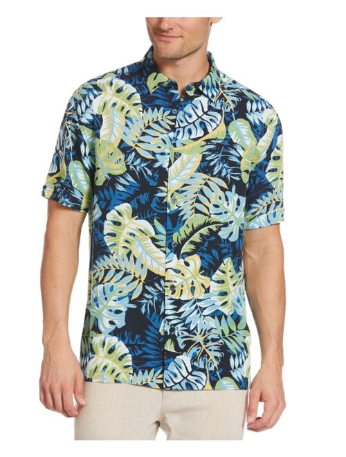 Cubavera short sleeve Tropical Print Hawaiian Shirt