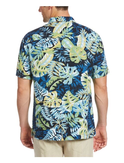 Cubavera short sleeve Tropical Print Hawaiian Shirt