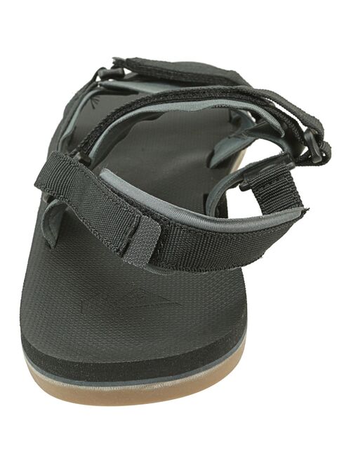 Quiksilver Men's Caged Oasis Black / Grey Brown Ankle-High Sport Sandals & Slide - 6M