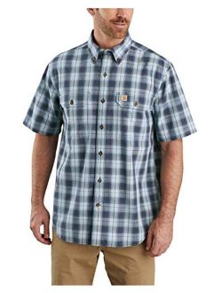 Men's Original Fit Short Sleeve Plaid Shirt