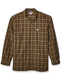 Men's Essential Plaid Button Down Long Sleeve Shirt
