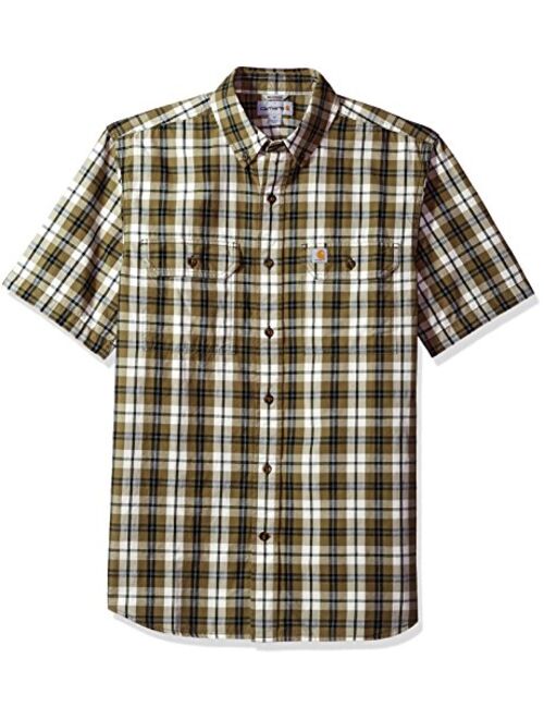 Carhartt Men's Fort Plaid Short Sleeve Shirt