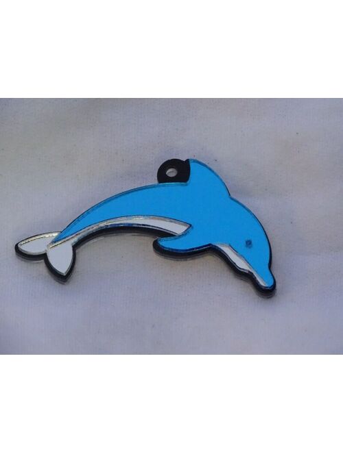 Dolphin Key Chain Custom Name Engraved Free keychain keyring Personalized Name