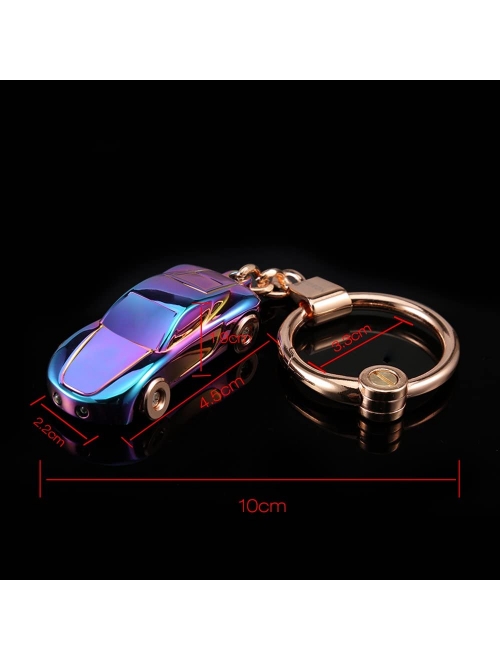 Key Chain Flashlights, Jobon Car Keychain Flashlight with 2 Modes Keychain LED Lights, Spring Ring Clip, Fancy and Adorable Men or Women Gifts Ideas