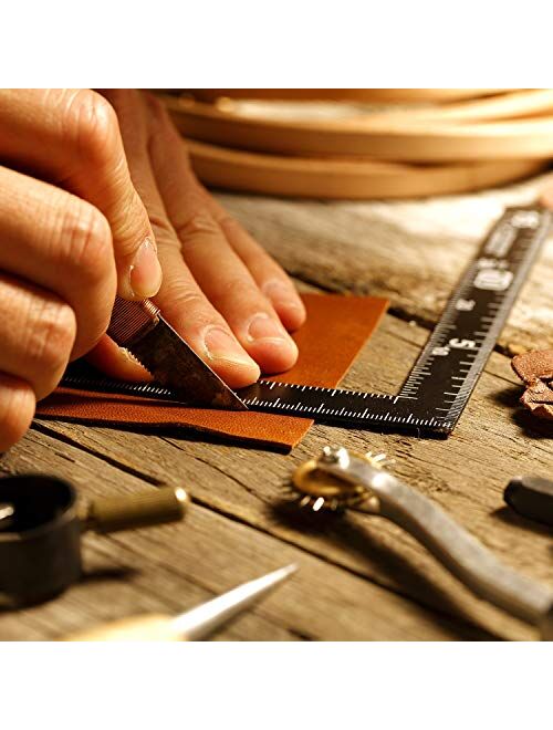 4 Pieces Leather Valet Keychain Leather Key Chain with Belt Loop Clip for Keys