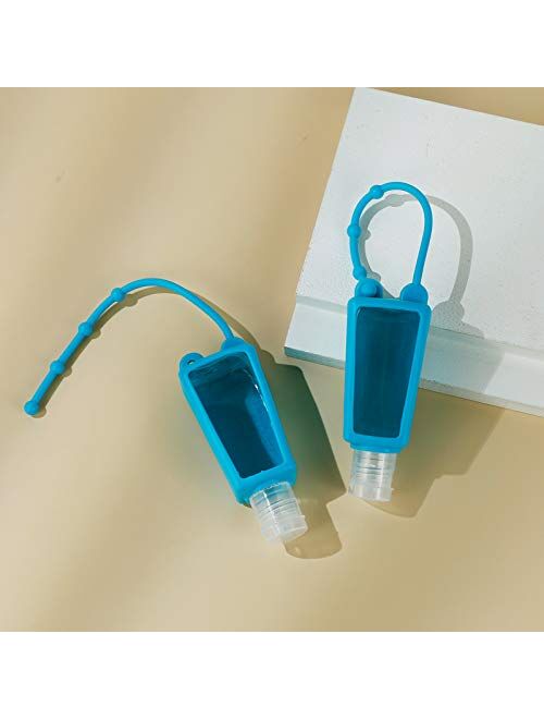 LONGWAY Portable Travel Bottles, 30ml Leak Proof Refillable Travel Containers Empty Bottles Perfect for Hand Sanitizer, Liquid Soap, Lotion