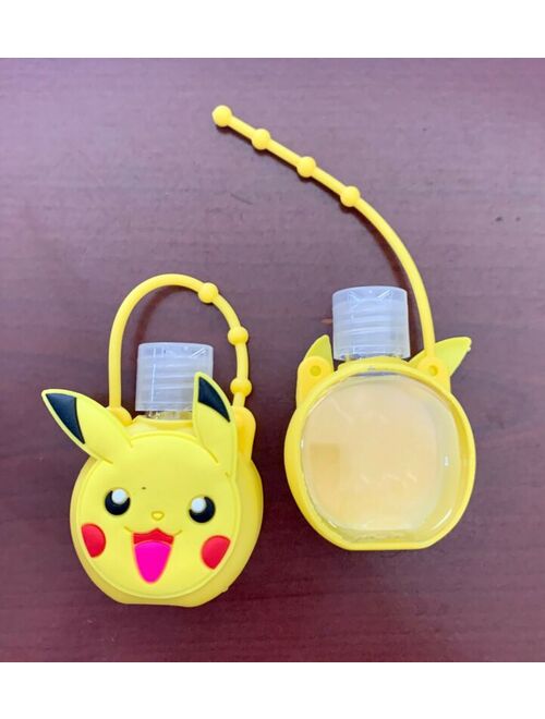 Silicone Bottle Holder Carrying Case Mini 1oz Hand Sanitation Pikachu Pokemon