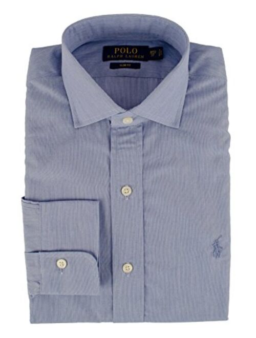 Polo Ralph Lauren Men's Slim Fit Cotton Long Sleeve Dress Shirt