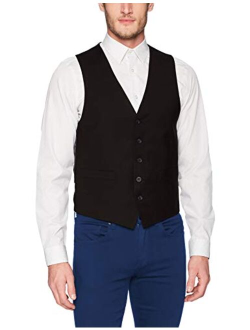 Kenneth Cole REACTION Men's Techni-Cole Stretch Slim Fit Suit Separate (Blazer, Pant, and Vest)