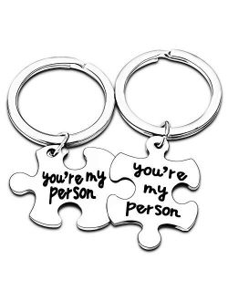 Gifts for Couples Boyfriend Girlfriend Couples Keychains for Husband Wife Valentine's Day Gift