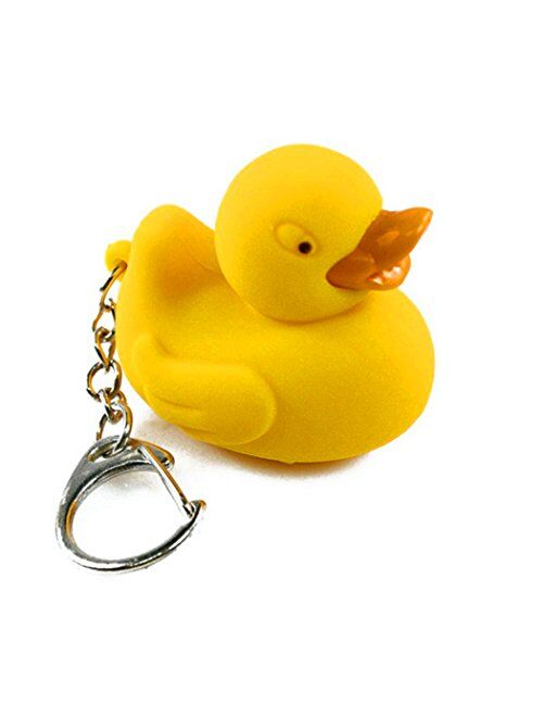 Ducky Duck Light Up LED Novelty Keychain with light