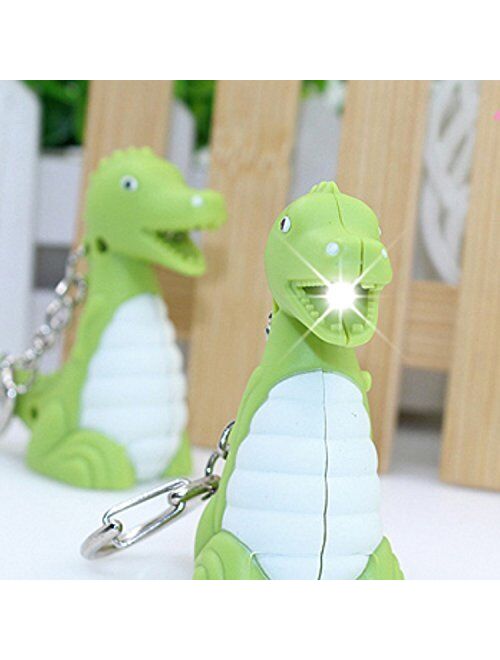 BG247 Animal Keychain with LED Light And Sound - 2-Pack