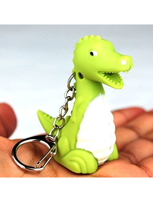 BG247 Animal Keychain with LED Light And Sound - 2-Pack