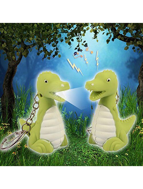 BG247 Animal Keychain with LED Light And Sound - 2-Pack