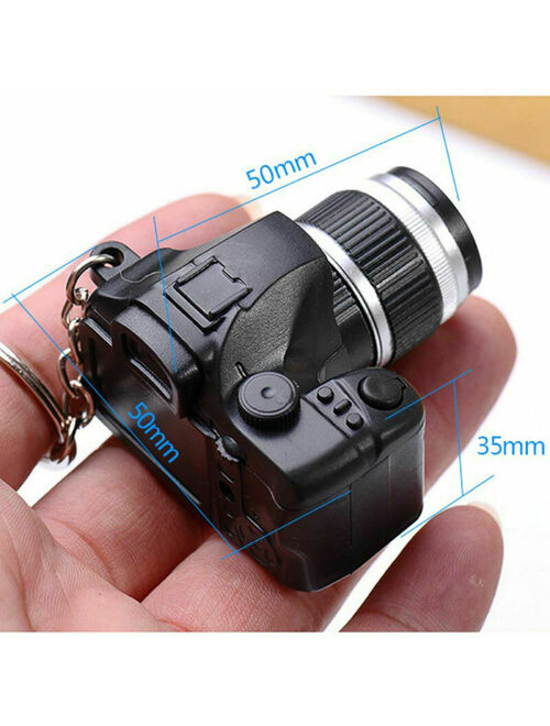Mini Camera With Flash Light Lucky Cute Charm LED Luminous Keychains with Light  Gifts