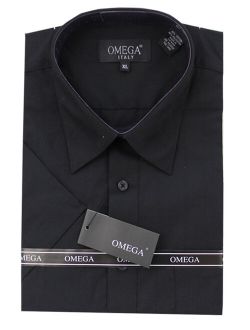 Dress Shirts - Long Sleeve - Black - S