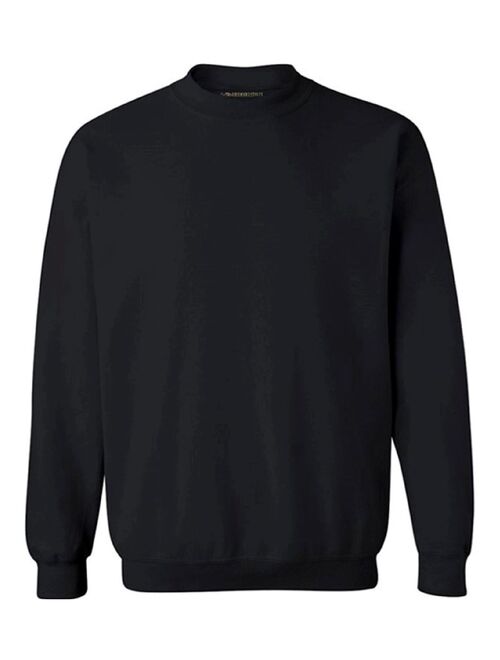 Gildan Crewneck Sweatshirt Unisex Sweatshirts Basic Casual Sweatshirts for Women Men's Fleece Crewneck Sweatshirt Long Sleeve Plain Sweatshirt