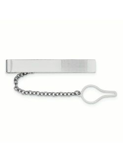 Sterling Silver Engravable Tie Bar Clip