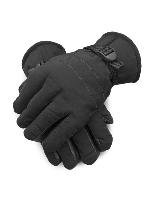 Men's Thinsulate 3M Water Resistant Fully Fleeced Lined Winter Snow Ski Gloves