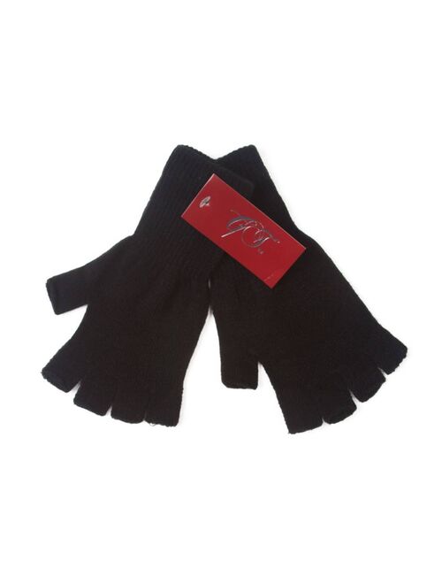 Plain Unisex Fingerless Gloves