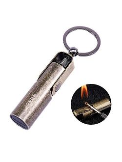 Permanent Metal Match Lighter Forever Keychain With Lighter Waterproof Match EDC Emergency Matchstick Survival Flint Fire Starter