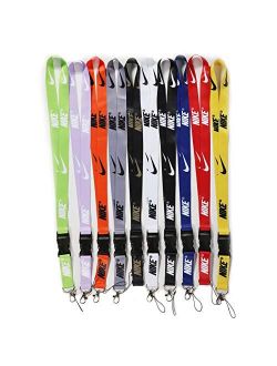 Sport Neck Lanyard Strap for Keychains Lanyard /ID Holder/Phones/Bags/Accessories with Quick Release Buckle—3 Packs
