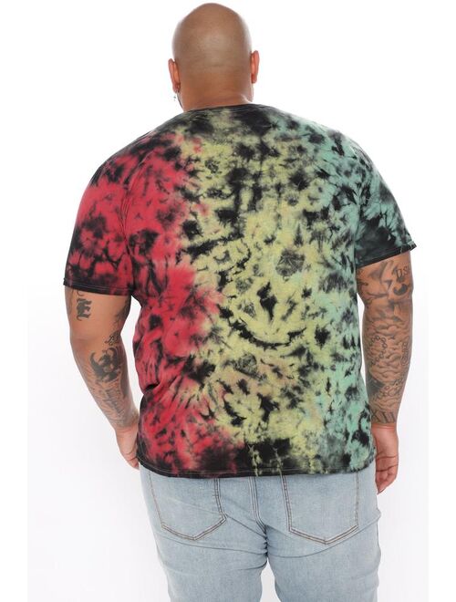 AC/DC Tie Dye Short Sleeve Tee - Multi Color