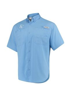 Light Blue Kansas City Royals Omni-Wind Tamiami Button-Down Shirt