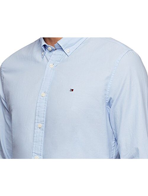 Tommy Hilfiger Mens Custom Fit Long Sleeve Buttondown Shirt