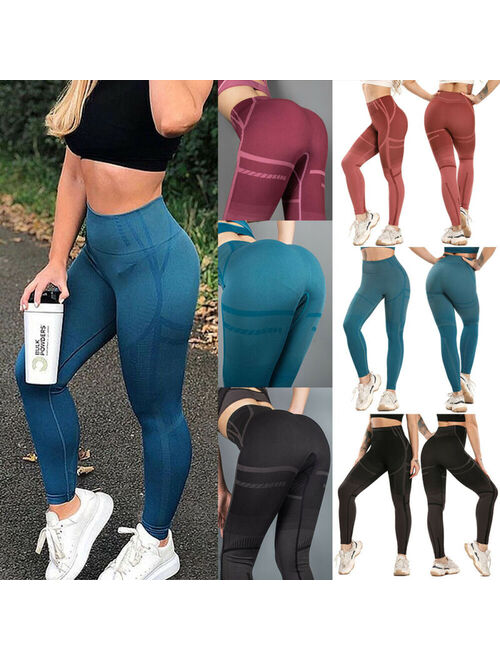 Fittoo Women's Yoga Pants Gym High Waist Compression Leggings Workout Butt Lift Compression Trousers