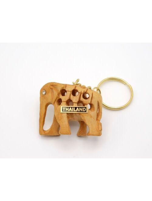 Thai Handicraft Elephant Keychain