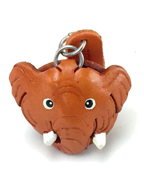 3D Animal Style Key Ring Elephant Keychain Leather Bag Belt Holder Cute Fashion