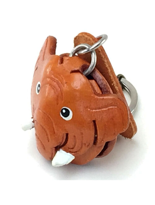 3D Animal Style Key Ring Elephant Keychain Leather Bag Belt Holder Cute Fashion